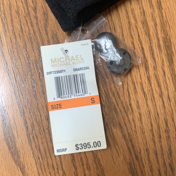 MICHAEL Michael Kors Charcoal Pea Coat - Picture 14 of 15